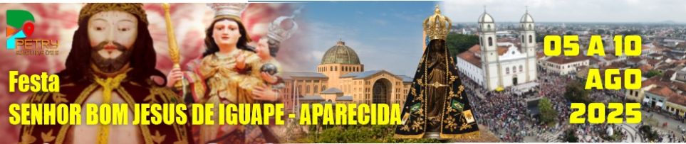 EXCURSO: APARECIDA E FESTA BOM JESUS DO IGUAPI.