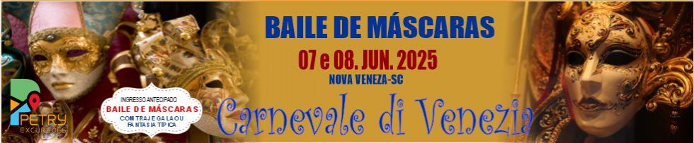 EXCURSO PA BAILE DO CARNAVALE DI VENEZIA EM NOVA VENEZA SC