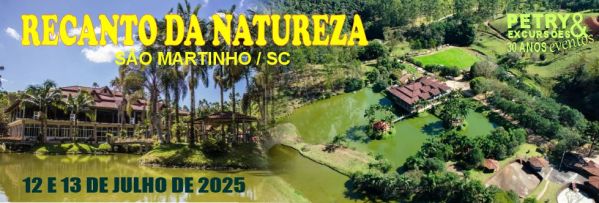 EXCURSO: POUSADA RURAL RECANTO DA NATUREZA - SO MARTINHO SC.